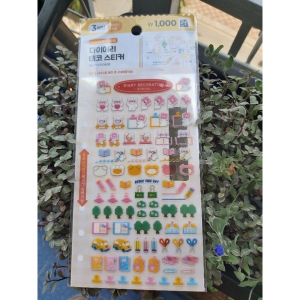 Sticker Daiso trang trí sổ/ toploader dễ thương