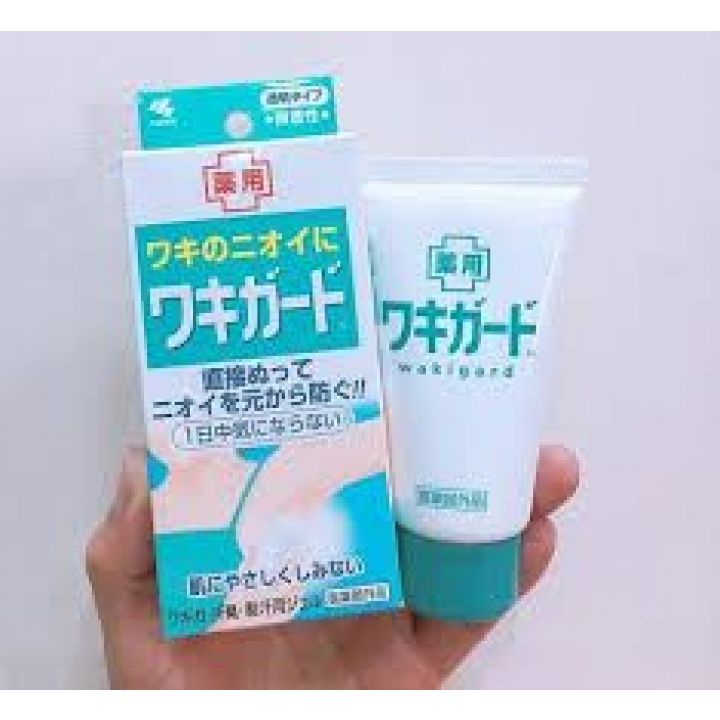 Lăn khử mùi hôi vùng nách Kobayashi Waki Guard 50g Nhật Bản, gel nách Nhật Bản (mẫu mới)