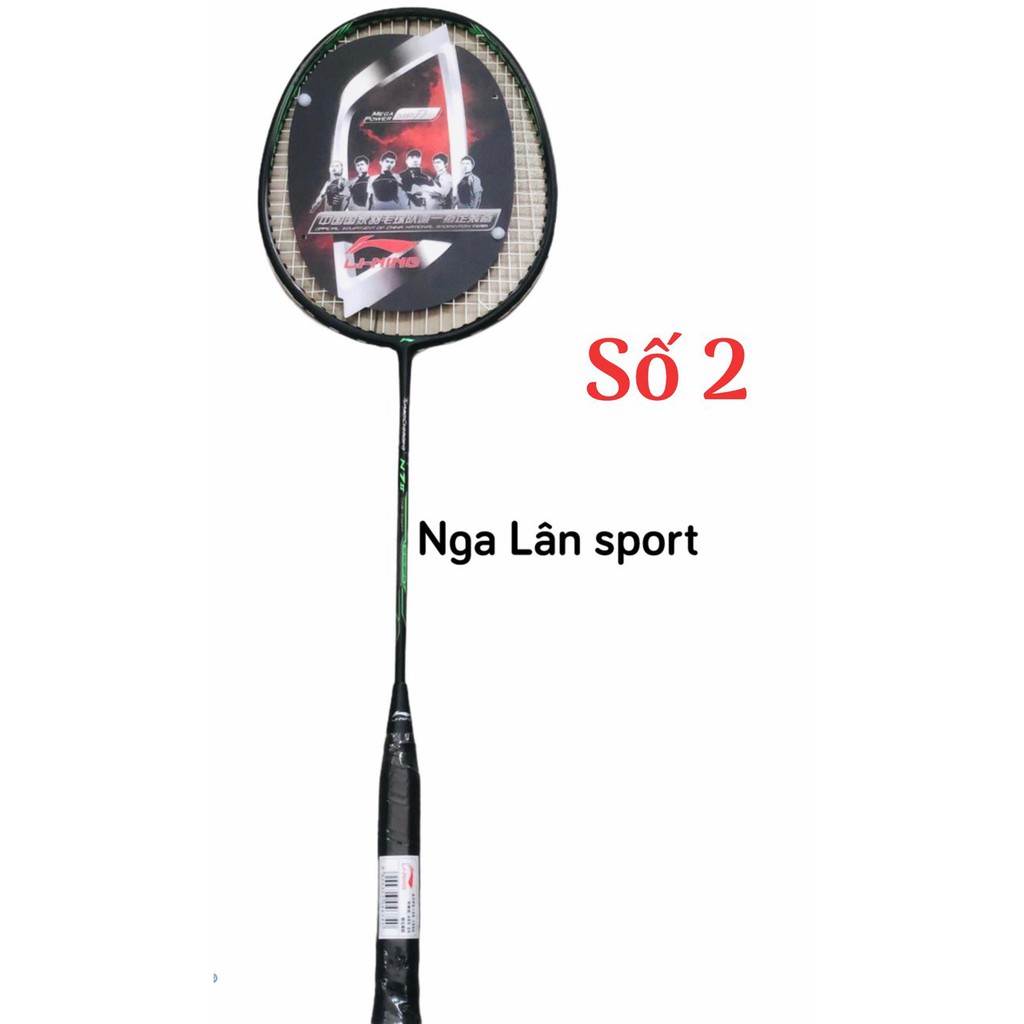 1 Chiếc Vợt Cầu Lông Li-Ning 100% Khung Crom Siêu Bền Đẹp tặng ngay một quấn cán vợt cao cấp và 1 chặn mồ hôi.
