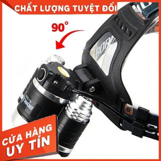 Đèn đội đầu 3 bóng và 3 chế độ linh hoạt