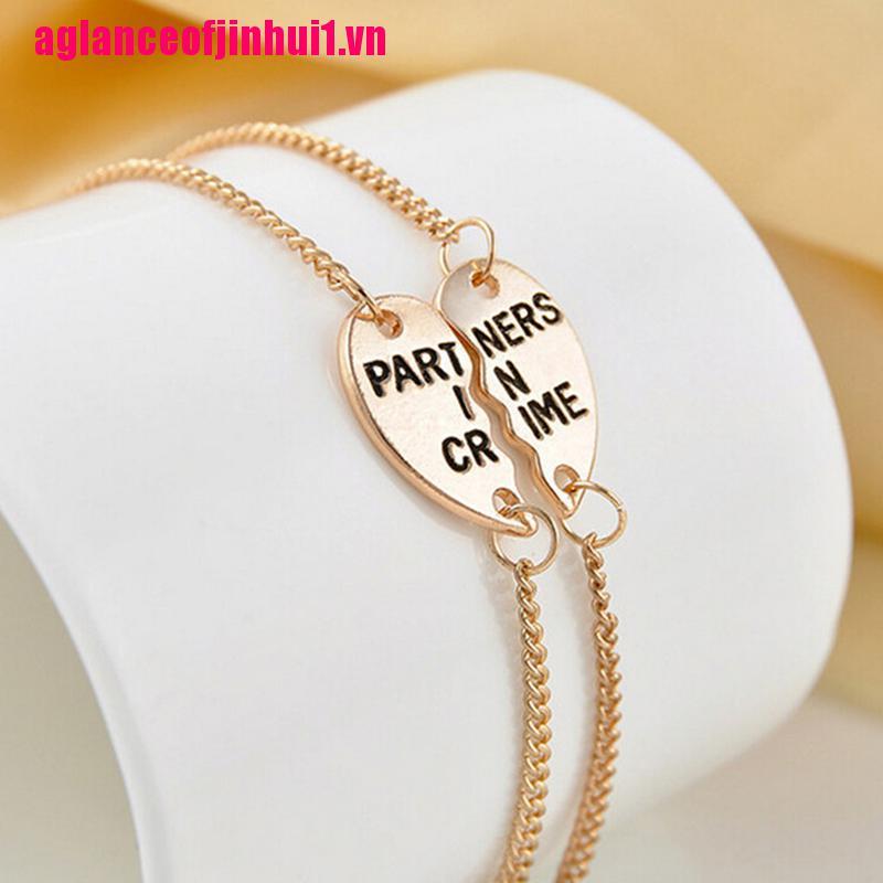 Vn Set 2 Vòng Tay Mặt Trái Tim Ghép Hình Cho Tốt Nhất