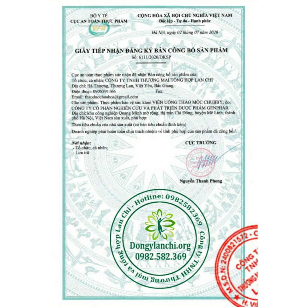 Hôi nách lan chi chính hãng