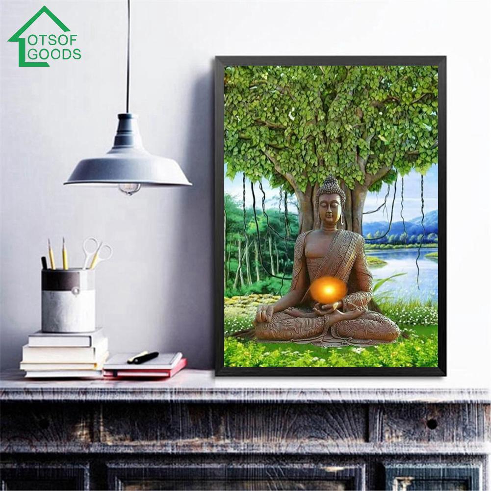 Tranh đính đá 5D tự làm hình Phật từ bi | BigBuy360 - bigbuy360.vn