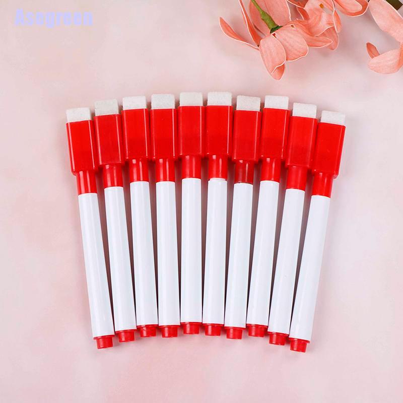 Bộ 10 Bút Đánh Dấu Bảng Trắng Từ Tính Trong 8