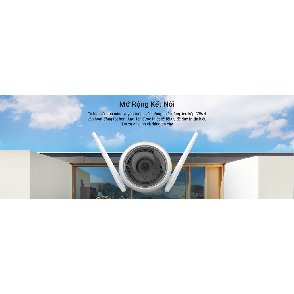 Camera Wifi Ngoài Trời Ezviz C3WN 1080P