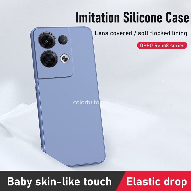 Ốp Điện Thoại Silicon Dẻo Siêu Mỏng Bảo Vệ Camera Cho Oppo Reno 8 Pro 8Pro 8Z 7Z Reno8Z Reno7Z Reno8 Reno7 Reno 7 4G 5G