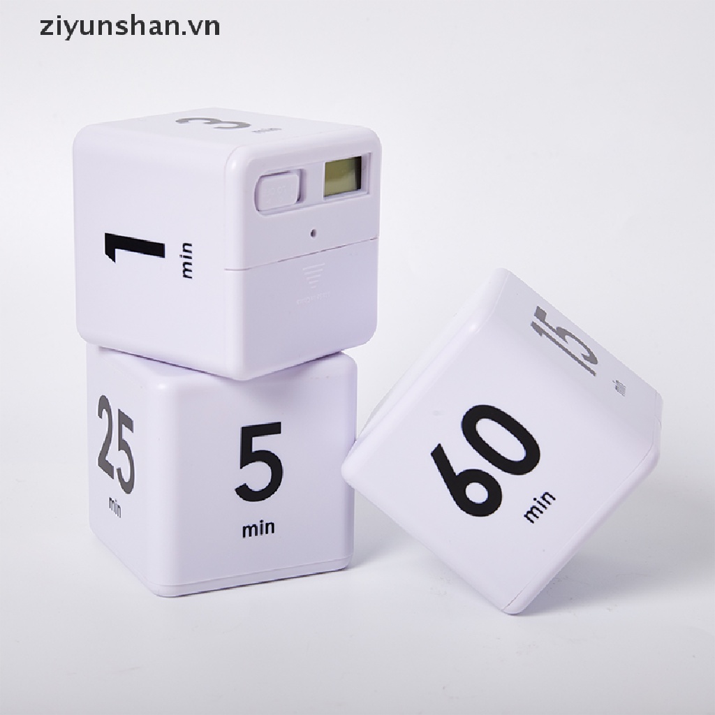 Đồng hồ hẹn giờ đếm ngược hình khối lập phương cảm biến độc đáo