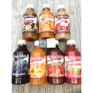 Mứt sinh tố Vina đủ vị - chai 1 lít