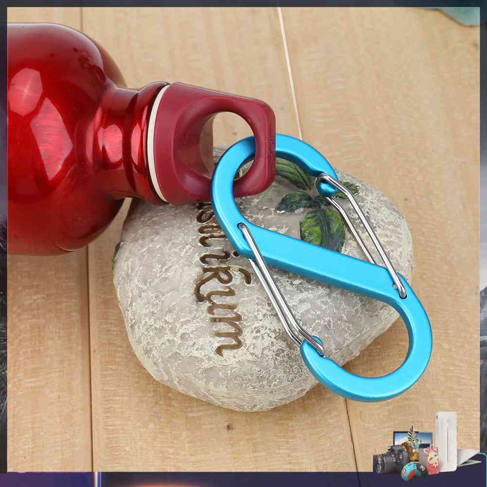 Móc Khóa Dây Leo Núi Hình Chữ S Bằng Hợp Kim Nhôm