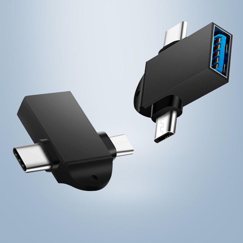Đầu Chuyển Đổi OTG 3 Trong 1 USB Sang Type-c Micro Cho Ổ Đĩa Cứng Máy Tính Bảng