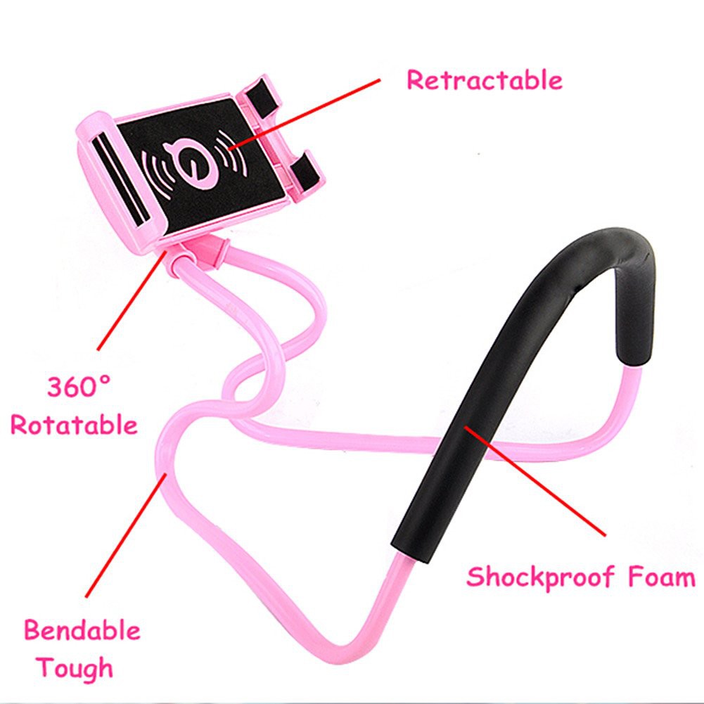 Giá đỡ điện thoại dạng đeo cổ DIY có thể xoay tiện lợi | BigBuy360 - bigbuy360.vn