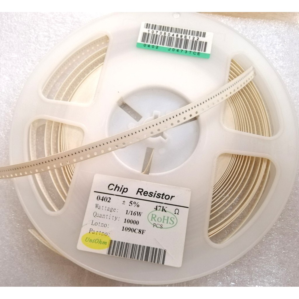 Trở Dán SMD 0402 5% (50 Con) 0R~1M