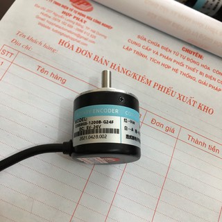 Encoder 1200 xung e38s6g5-1200b-g24f, trục 6, 5-24vdc