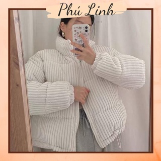 [GIÁ TƯƠNG TÁC] MS201 Áo phao nhung nữ Quảng Châu gân to loại 1 siêu dày dặn