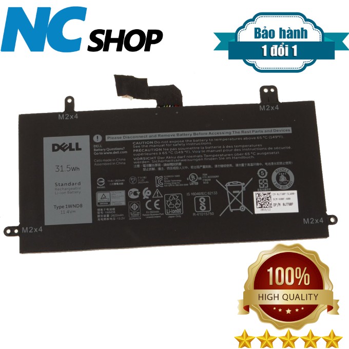 Pin laptop Dell Latitude 12 5285 5290 – 5285 31.5WH (ZIN) – 3 CELL