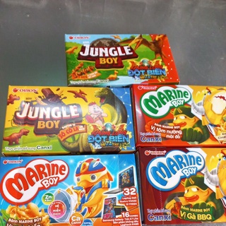 Bánh cá Marine boy vị rong biển, tôm nướng, gà bbq, sườn bò