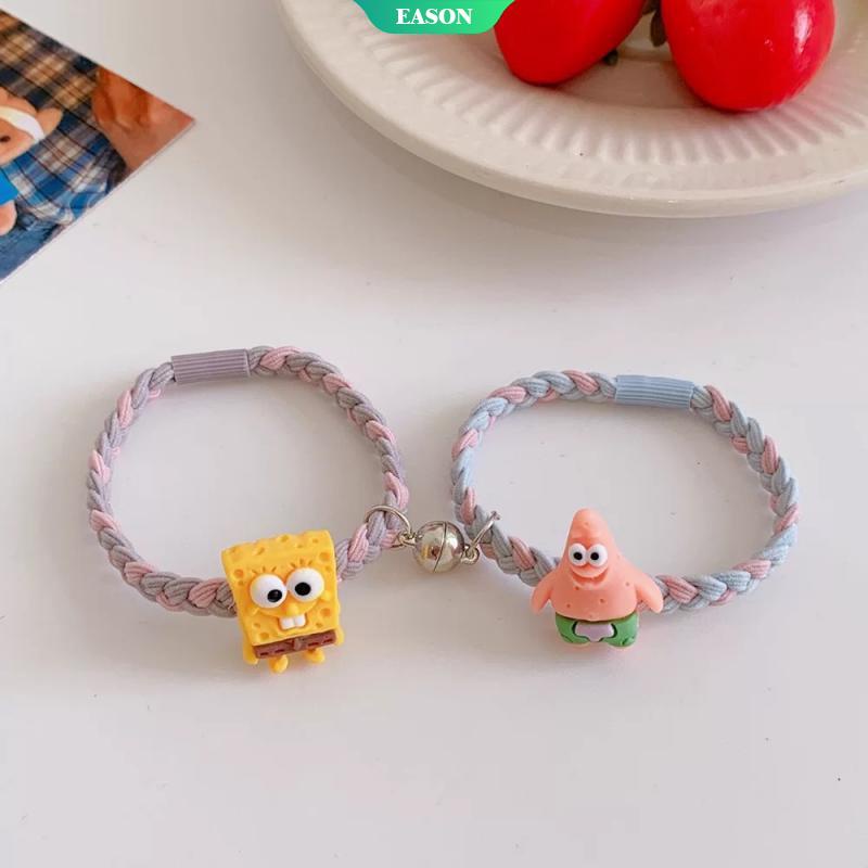 Đồ Chơi Vòng Tay Dây Đeo Gắn Búp Bê Hoạt Hình Spongebob Patrick Dễ Thương Cho Bé Gái