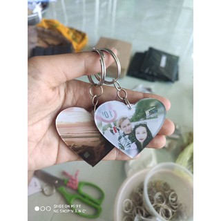 Móc khoá mica in hình theo yêu cầu