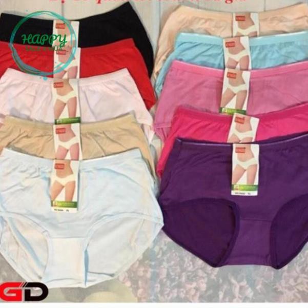 Quần chip lót nữ cạp cao big size 3xl (Q9066) cho người già trẻ béo mập bầu 70kg 80kg 60kg | BigBuy360 - bigbuy360.vn