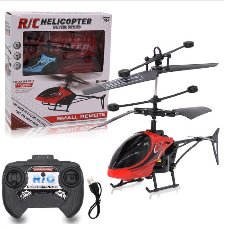 Máy Bay Trực Thăng Điều Khiển Từ Xa Có Đèn Led Phát Sáng Ban Đêm