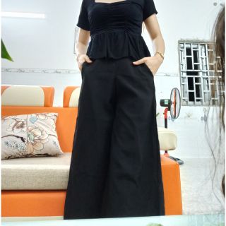 Quần ống rộng si 100k/3c.