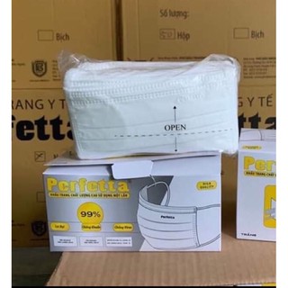 Hộp khẩu trang 3 lớp Perfetta ( 50 cái /hộp)