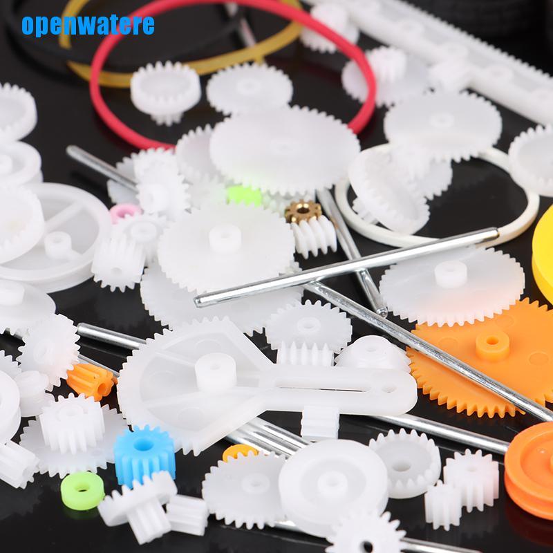 Bộ 78 bánh răng hộp số bằng nhựa cao cấp dành cho mô hình robot thủ công