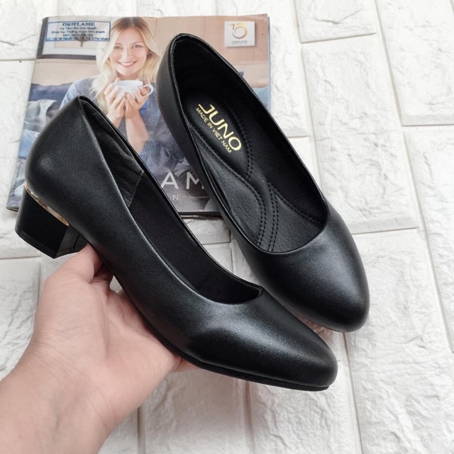 Giày gót vuôn 3cm size to từ 36 đến 42