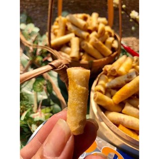 CHẢ GIÒ TÔM SẤY MINI - TÚI ZIP 100GR DÙNG THỬ