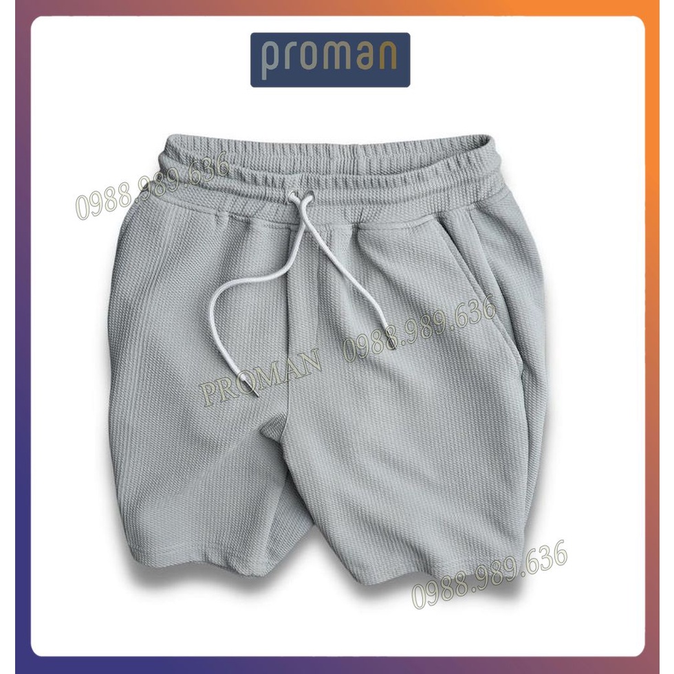 Quần Đùi Nam cao cấp, Quần short nam chất cotton Xốp Thái thoáng mát, Quần Short Nam 5 Màu Mùa Hè Năng Động - PROMAN