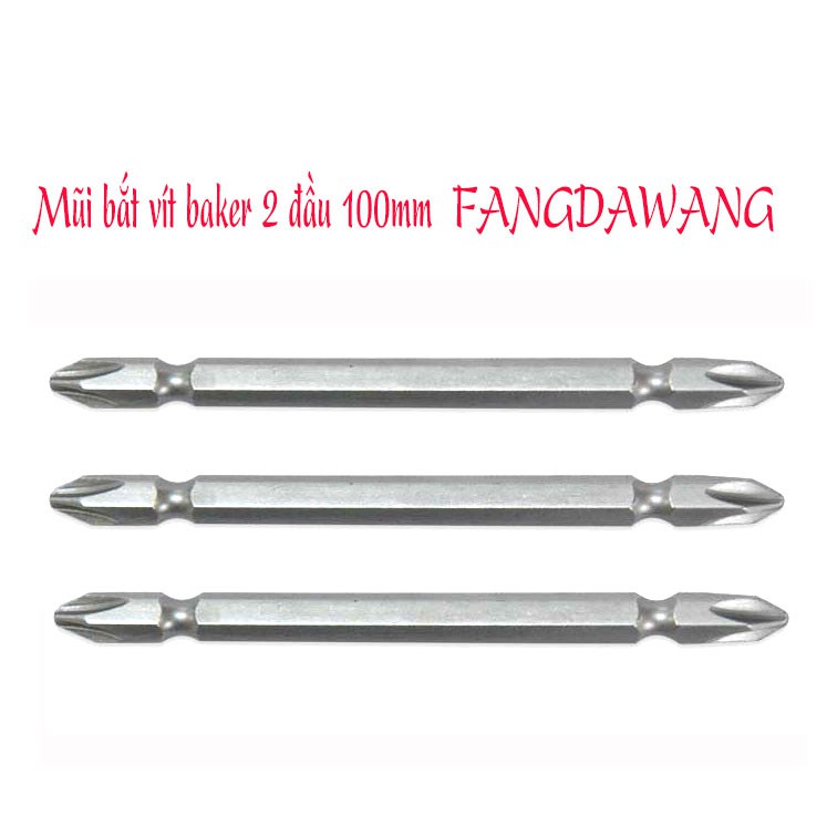 10 Mũi bắt vít baker 2 đầu 10cm  FANGDAWANG (1 hộp10 cái)