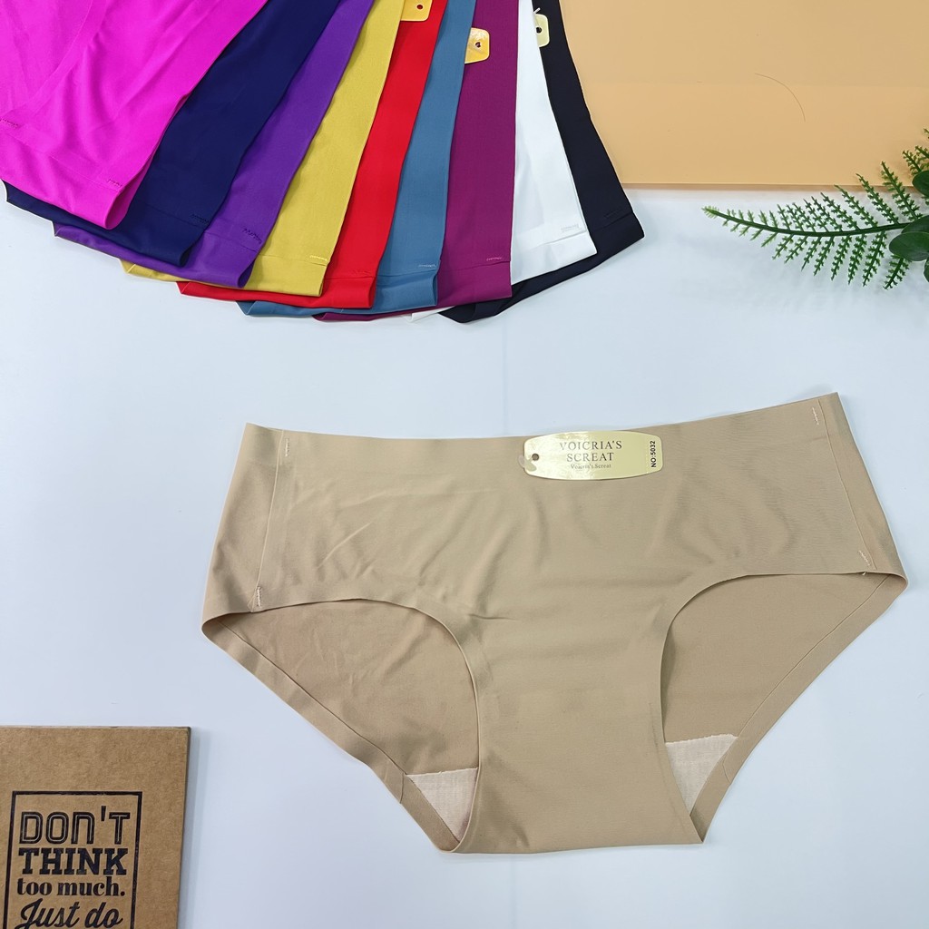 Quần lót nữ su trơn đủ màu, quần xì siêu mỏng, mát mẻ thoải mái Leblurshop