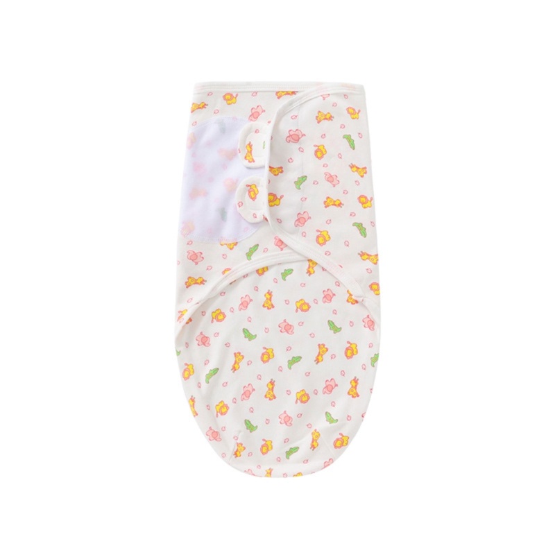 Túi Ngủ Cotton Kèm Chăn Quấn Hình Động Vật Dễ Thương Cho Bé Sơ Sinh