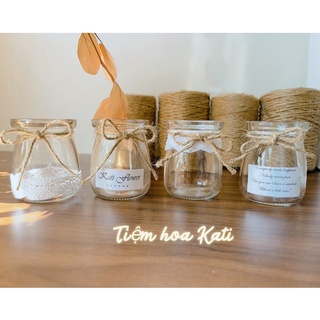 Bình thủy tinh mini - bình cắm hoa trang trí - decor- bình hoa - lọ hoa