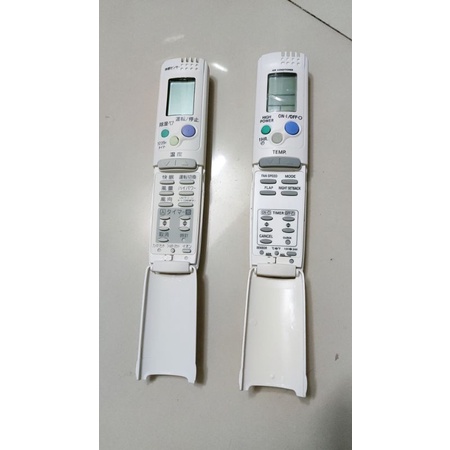 remote điều khiển máy lạnh sanyo nắp bật, remote sanyo nội địa, một mắt nhận và hai mắt nhận