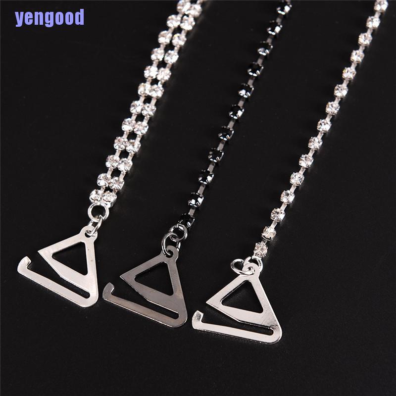 1 Bộ 1 / 2 Dây Áo Ngực Đính Đá Quyến Rũ Cho Nữ