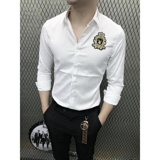 Sơ Mi thêu họa tiết ong vàng