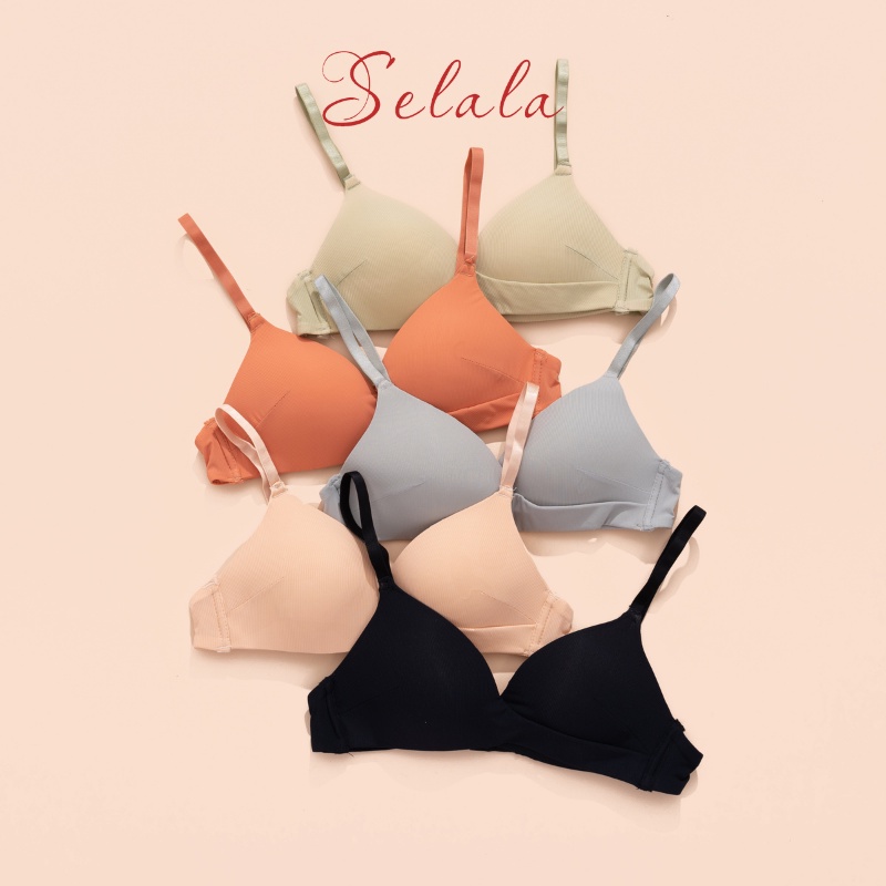 Áo Lót Nữ Selala Đệm Mỏng Không Gọng Thoáng Mát Nâng Đẩy Không Sợ Hằn AM05