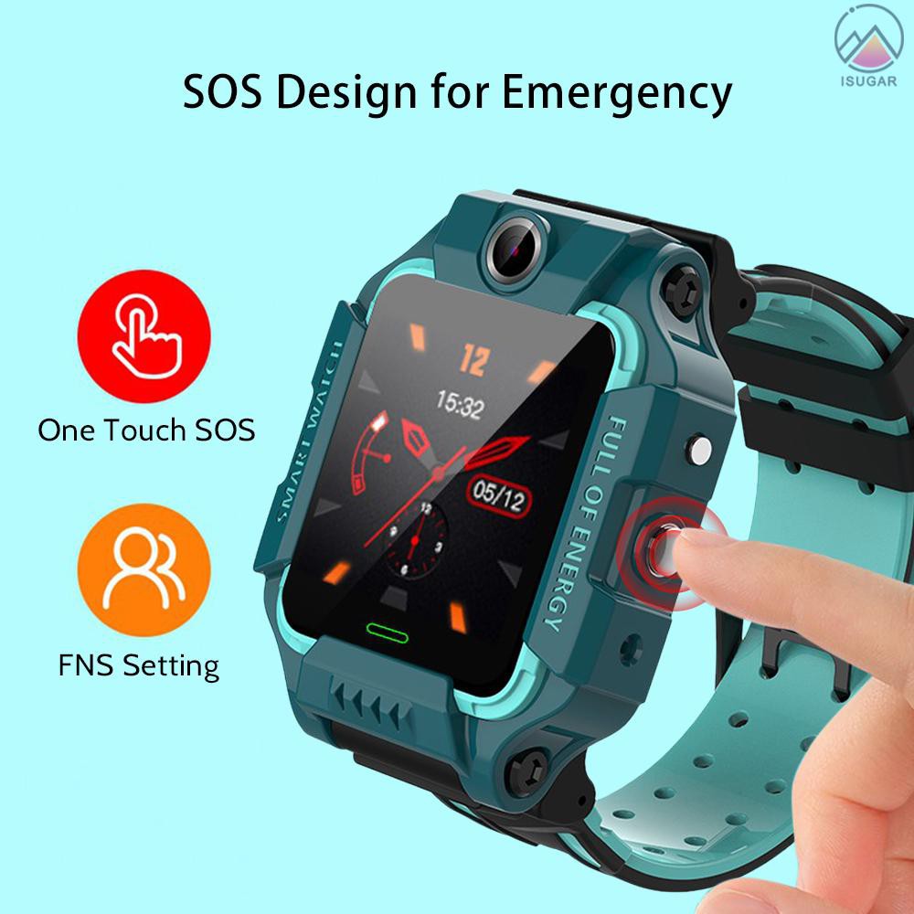 SZ6F Multifunctional Kids Children Smart Watch Dual Camera Tracker Intelligent Band Sensitive 1.44" 