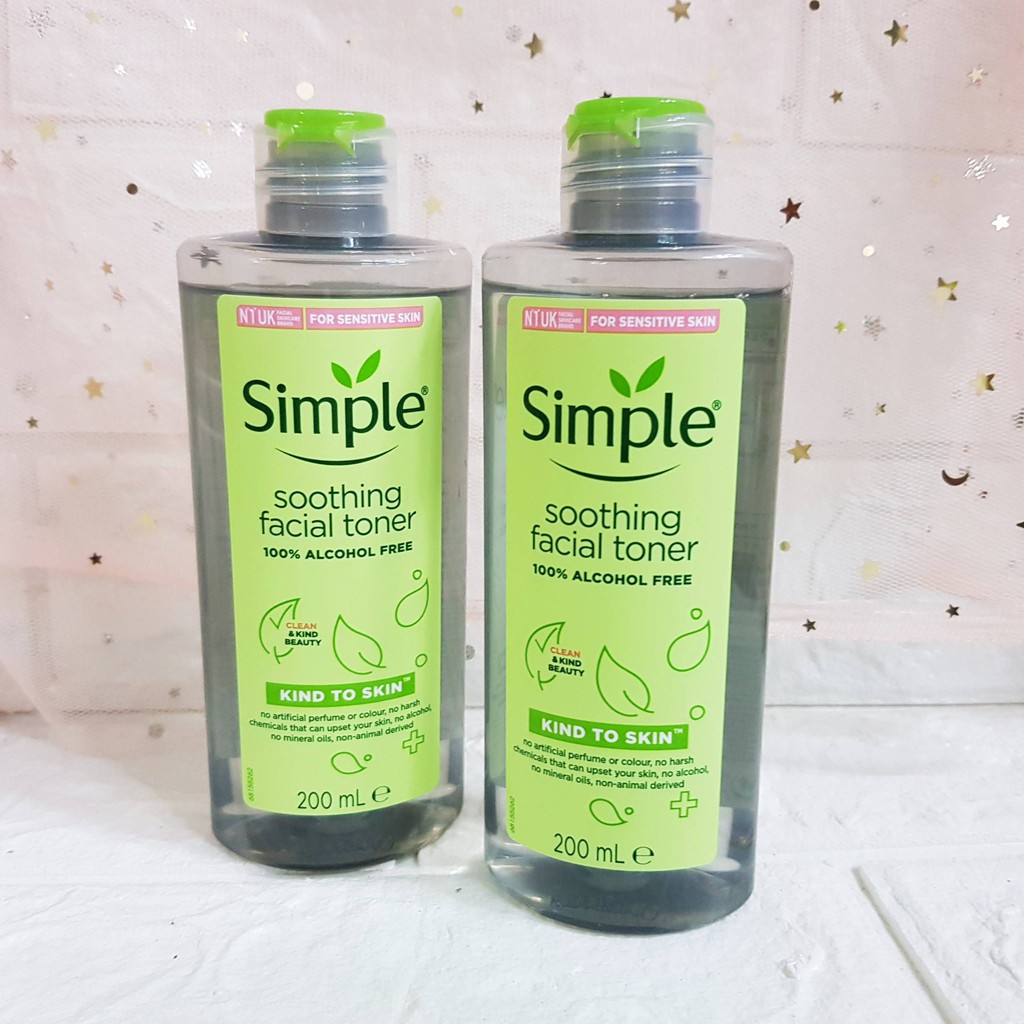 NƯỚC TẨY TRANG Simple Kind to Skin Micellar Cleansing Water 200ML MẪU 2020