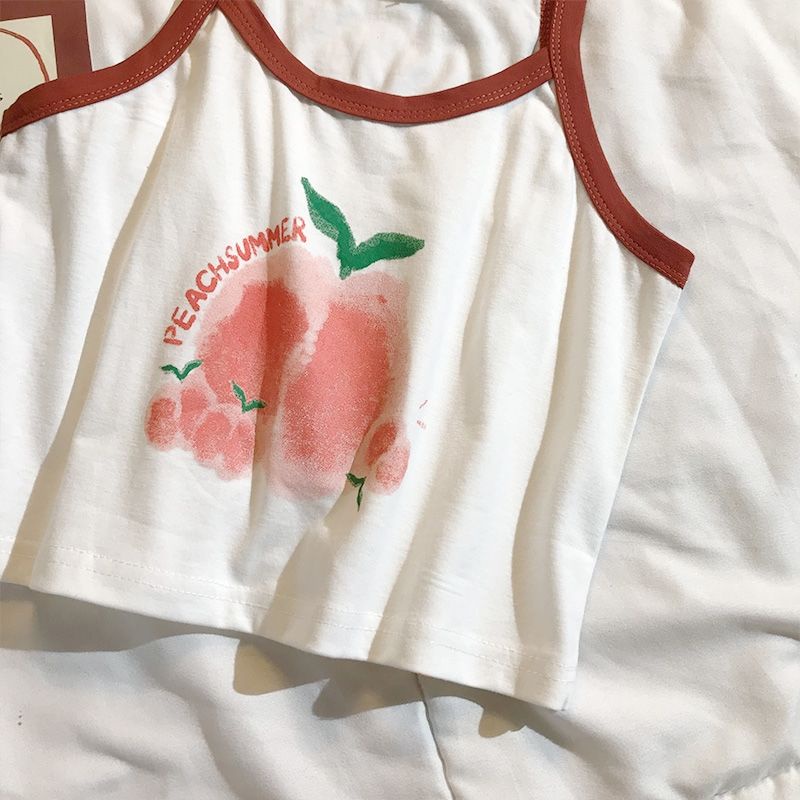 COZOK Áo Tank Top Không Tay In Họa Tiết Thời Trang