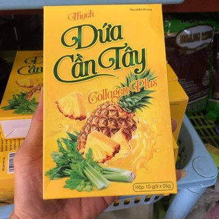 THẠCH DỨA CẦN TÂY COLAGEN PLUS GIẢM CÂN KHÔNG LO GIẢM ĂN