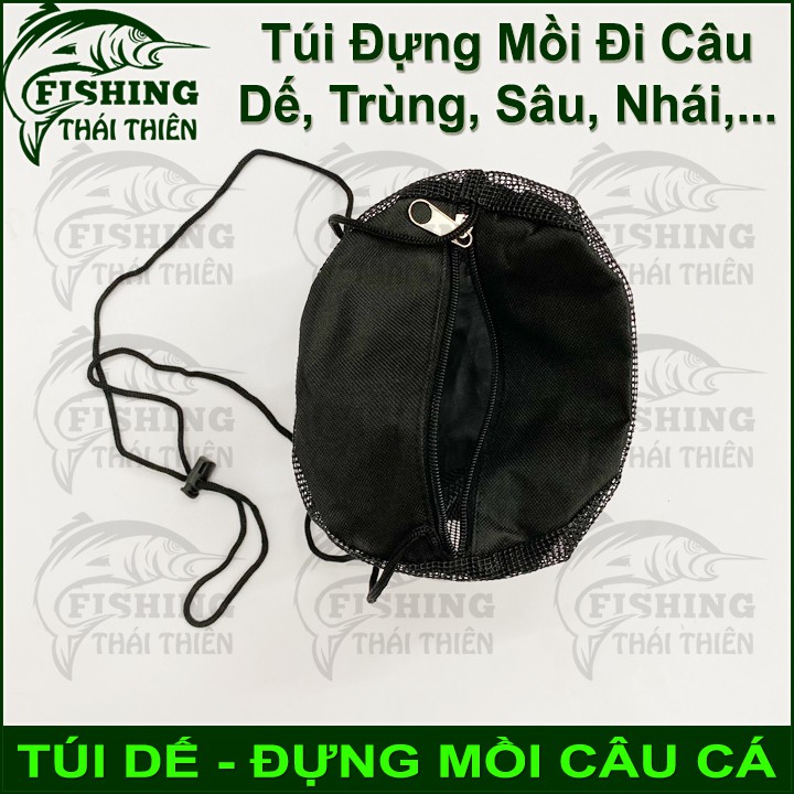 Túi Đựng Mồi Câu Cá Dùng Đựng Dế, Trùng, Sâu, Tép, Nhái Câu Lure