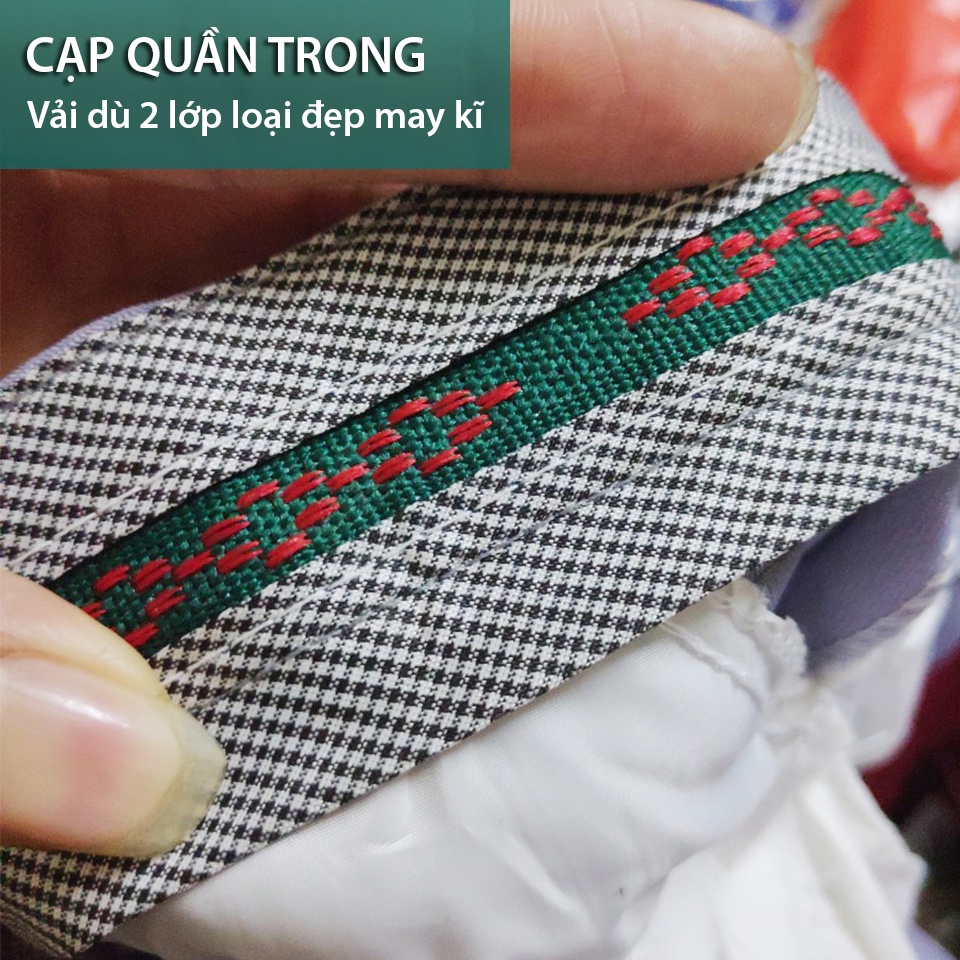 Quần âu, quần tây nam Nazingo màu trắng sữa, chất tuyết mưa T65 xốp mịn thoáng khí