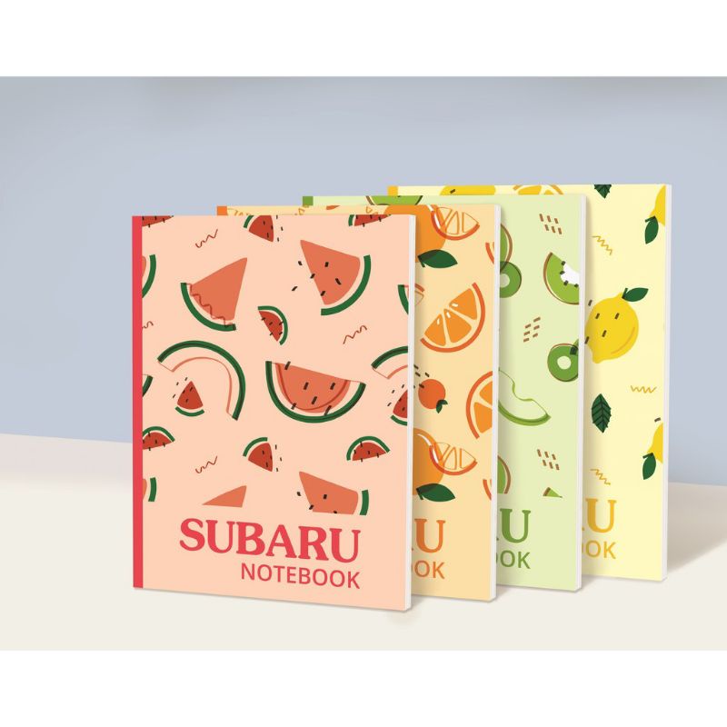 [Mã LIFE20KALL giảm 10% đơn 50K] Tập học sinh Subaru 100 trang Fruit - Cakes - Hoạt Hình - 4 ô ly - đl 82gsm
