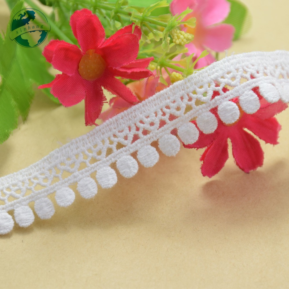 Cuộn Ren Ruy Băng mini Rộng 100% cotton Dài 1.7cm Dùng Trang Trí Đầm Ren diy 1773