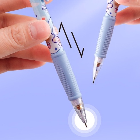 Set Bút Chì Ngòi 0,5mm Kim Kèm Ngòi Thay Thế Nhiều Mẫu Hoạt Hình Dễ Thương