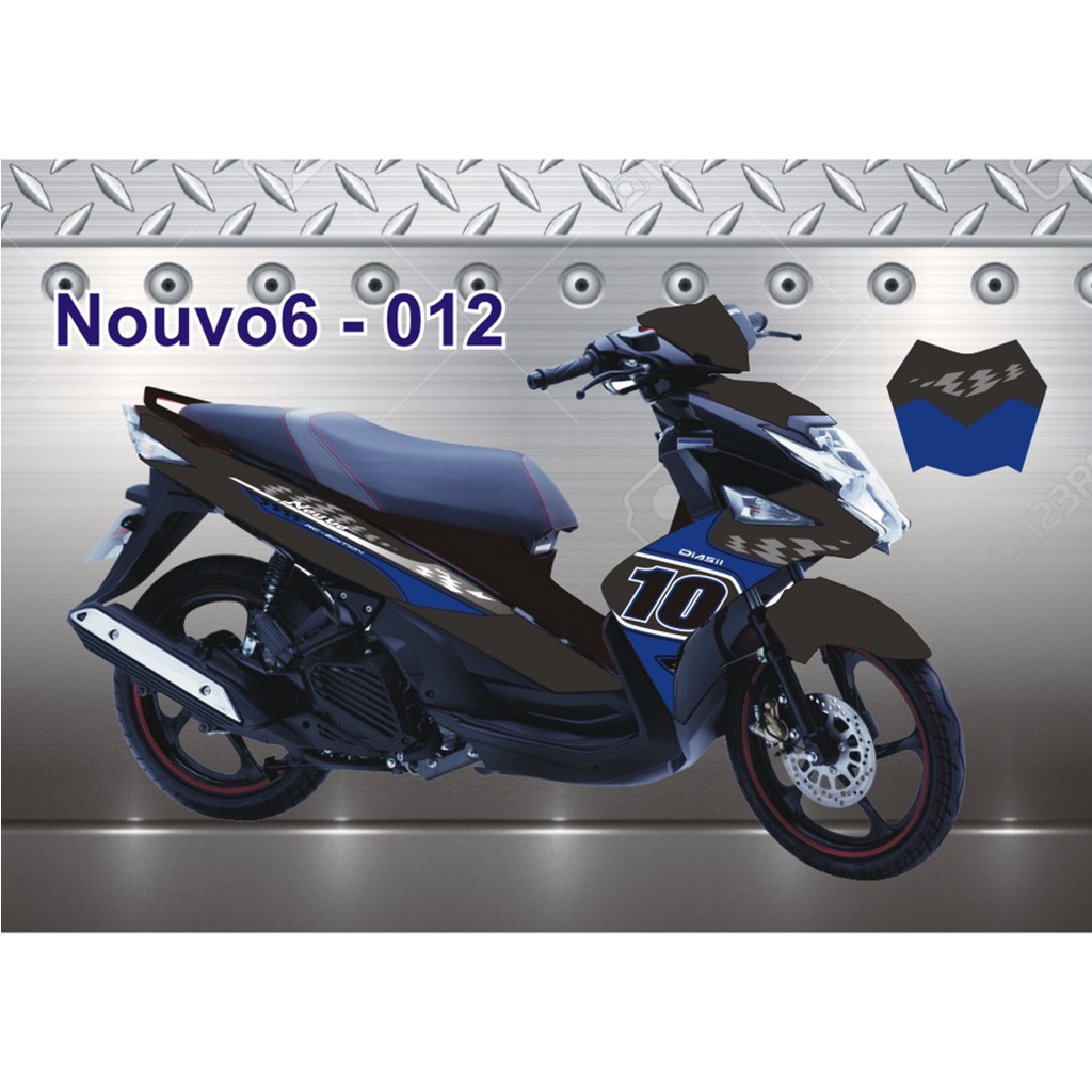5 Mẫu tem trùm Nouvo 6 Xanh Cực Đẹp