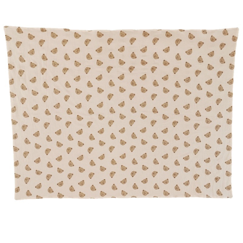 Chăn Quấn Em Bé Chất Liệu Cotton Thoáng Khí Phong Cách Hàn Quốc