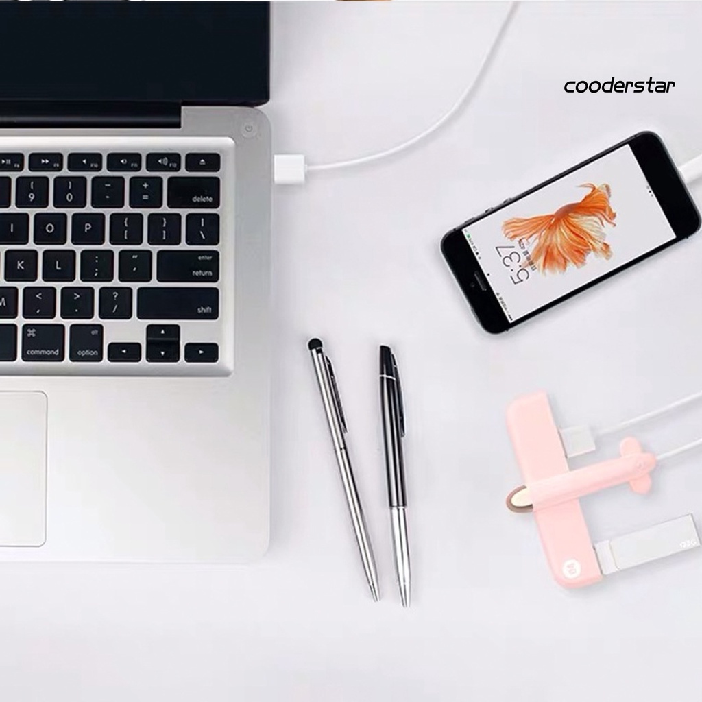 Đầu chuyển đổi 4 cổng USB 2.0 hình máy bay cho PC/ laptop